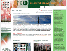 Tablet Screenshot of pro8.cz